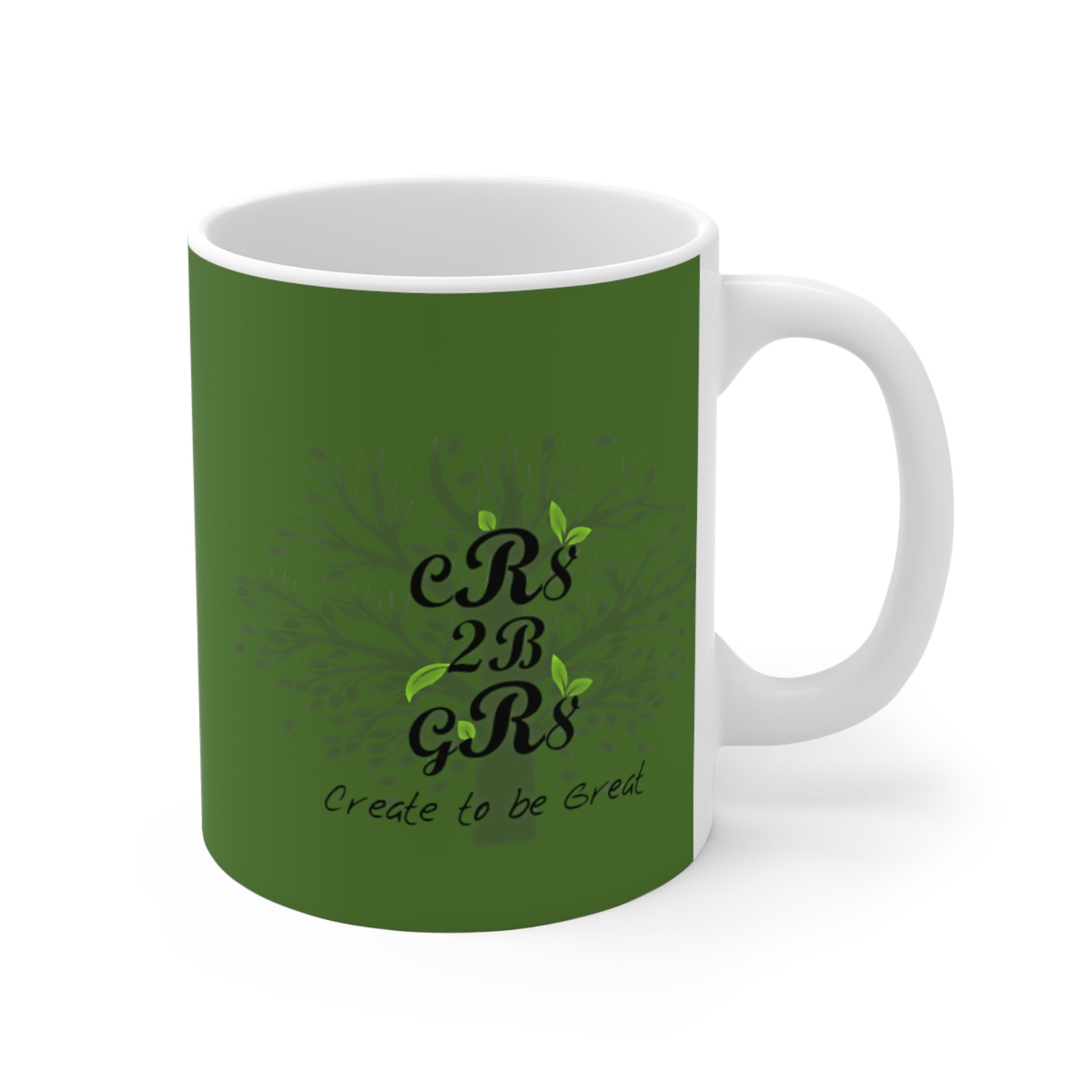 Create to be Great Mug green