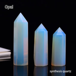 Natural Crystal Point Towers
