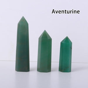 Natural Crystal Point Towers