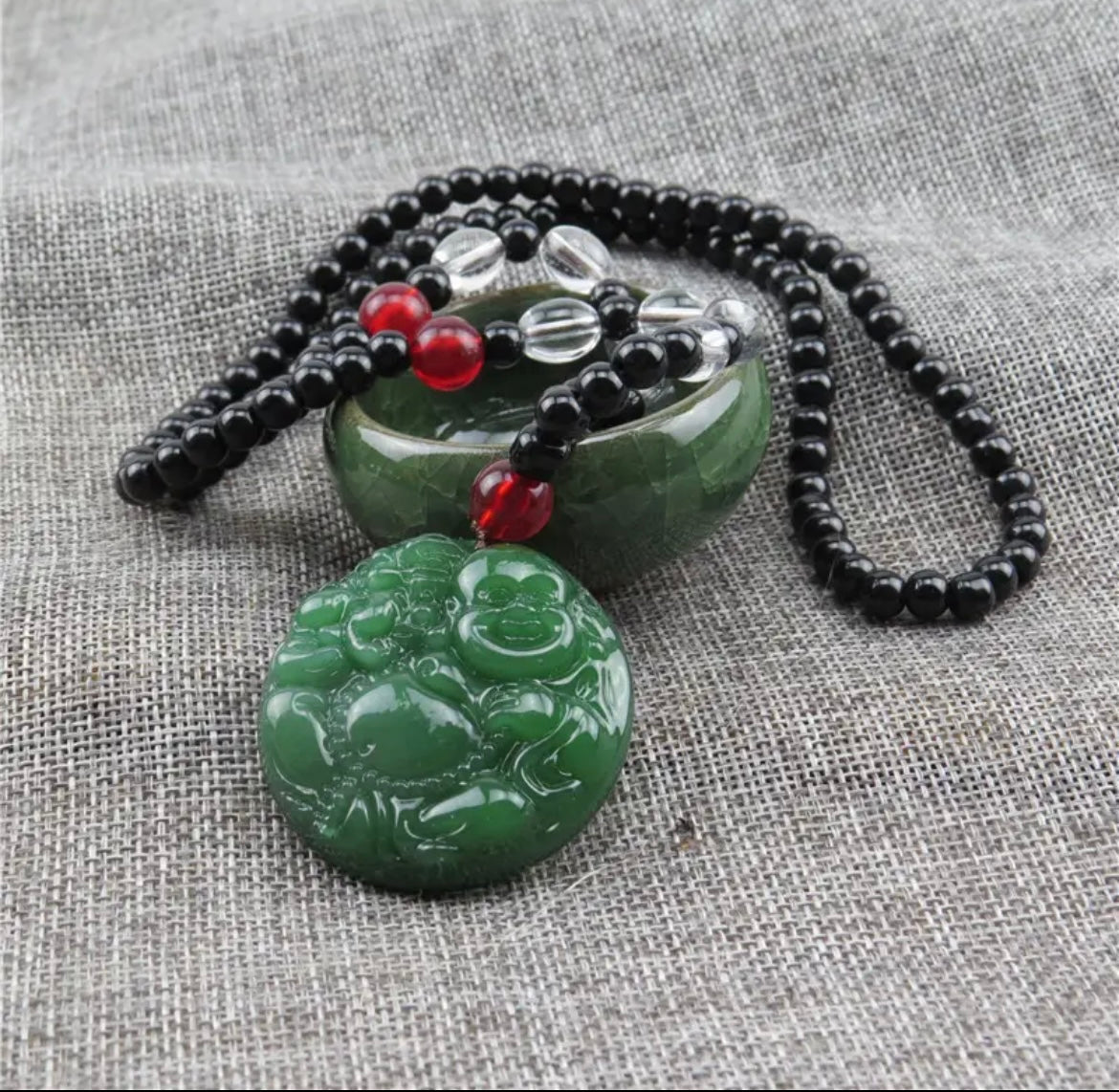 Lucky Jade Pendant Necklaces