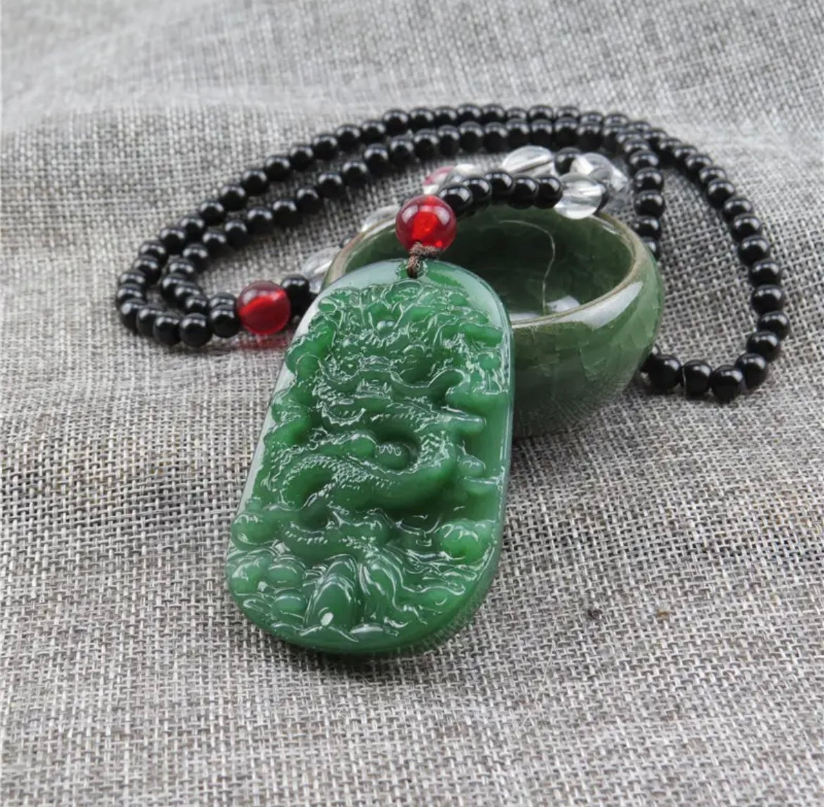 Lucky Jade Pendant Necklaces
