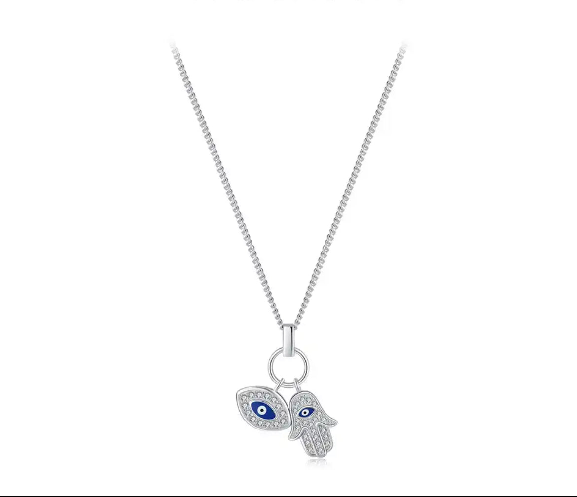 Evil Eye 925 Silver Necklace