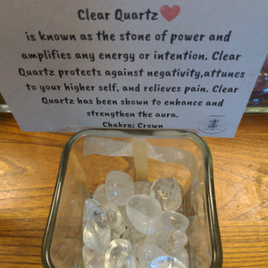 Clear Quartz Tumbled